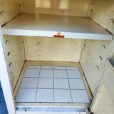 Meuble armoire de cuisine métallique