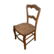 Chaises paillées campagne