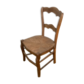 Chaises paillées campagne
