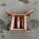 Ashanti African stool from Ivory Coast, carved from solid wood