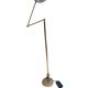 Articulated halogen lamp in chrome-plated brass – 1990s design – Italy