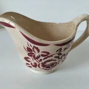 Old ironstone sauce boat