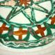 Large frying pan, casserole, signed enamelled ceramic by Humbert Pittari Vallauris.