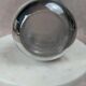 Vintage silvered glass vase