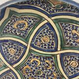 Polychrome Dish Ghotar from Fez Morocco XIX Africa