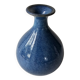 Blue ceramic ball vase (pictogram signature to be identified)