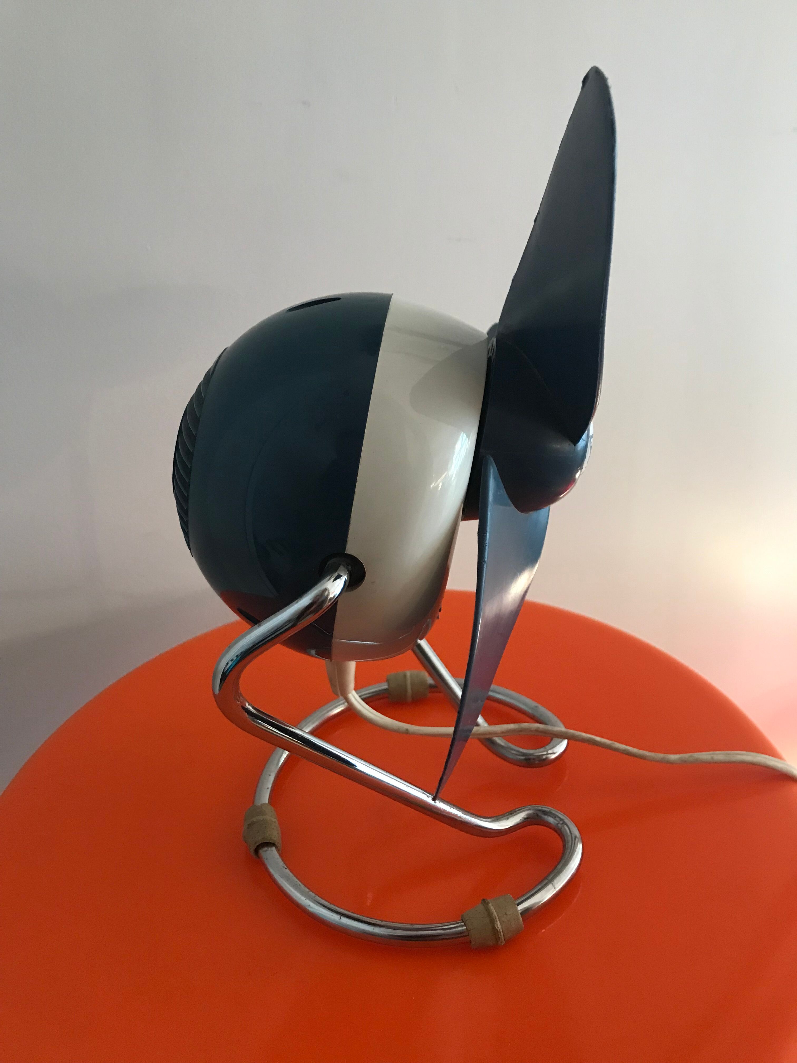 Adjustable and Italian vintage table fan