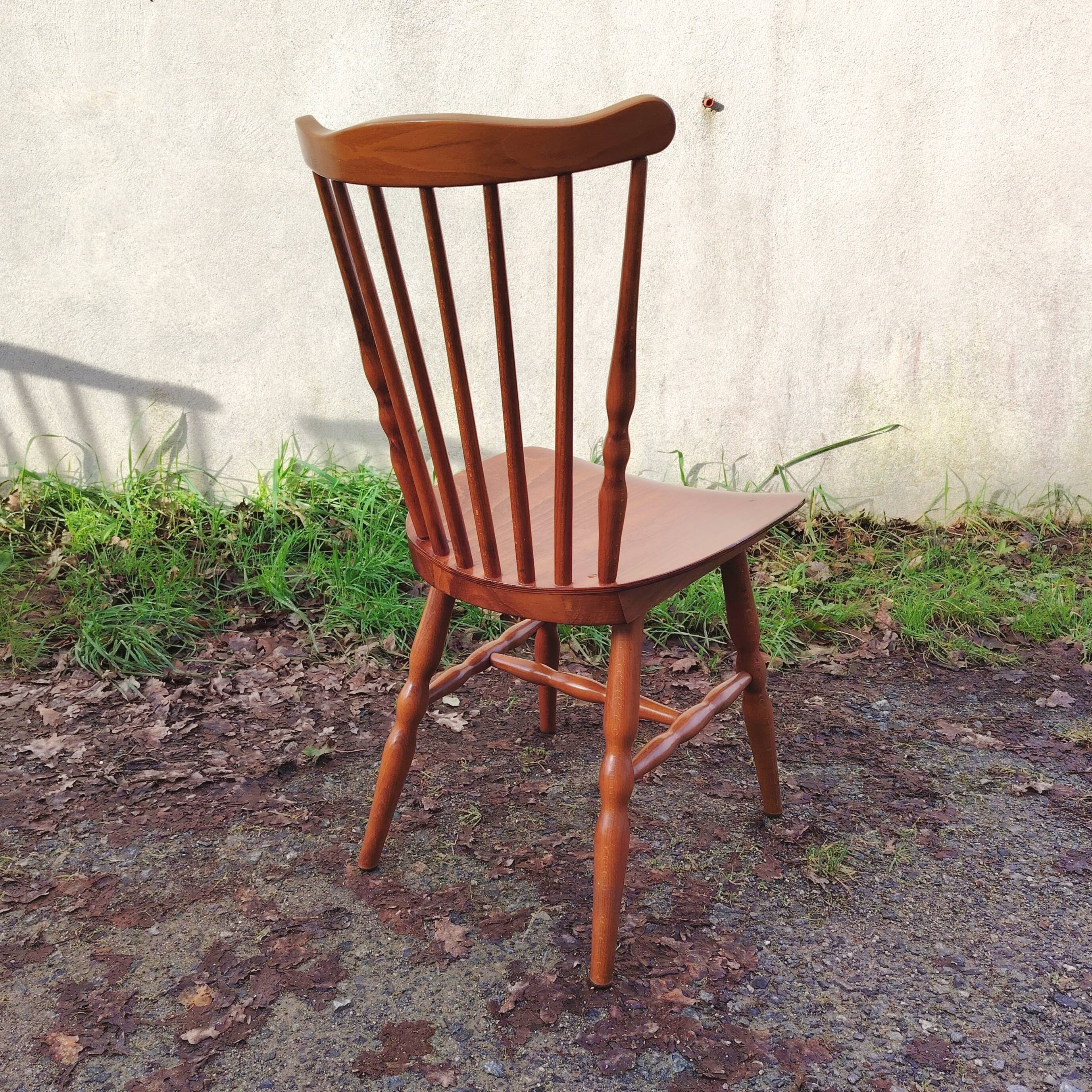Lot of 6 Baumann chairs, Tacoma model, vintage, bistro.