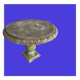 Table de jardin en pierre