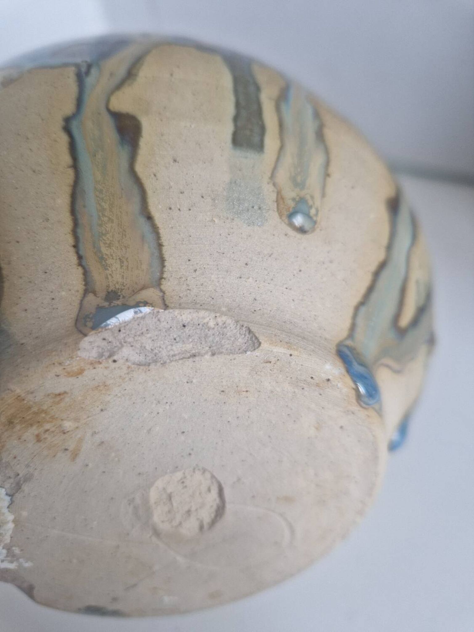 Vase en grès flammé