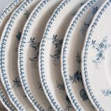 Set 6 old plates model Yvette ceramic company Maestricht