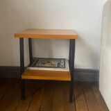 Industrial style metal bedside table