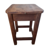 Wooden stool with chest