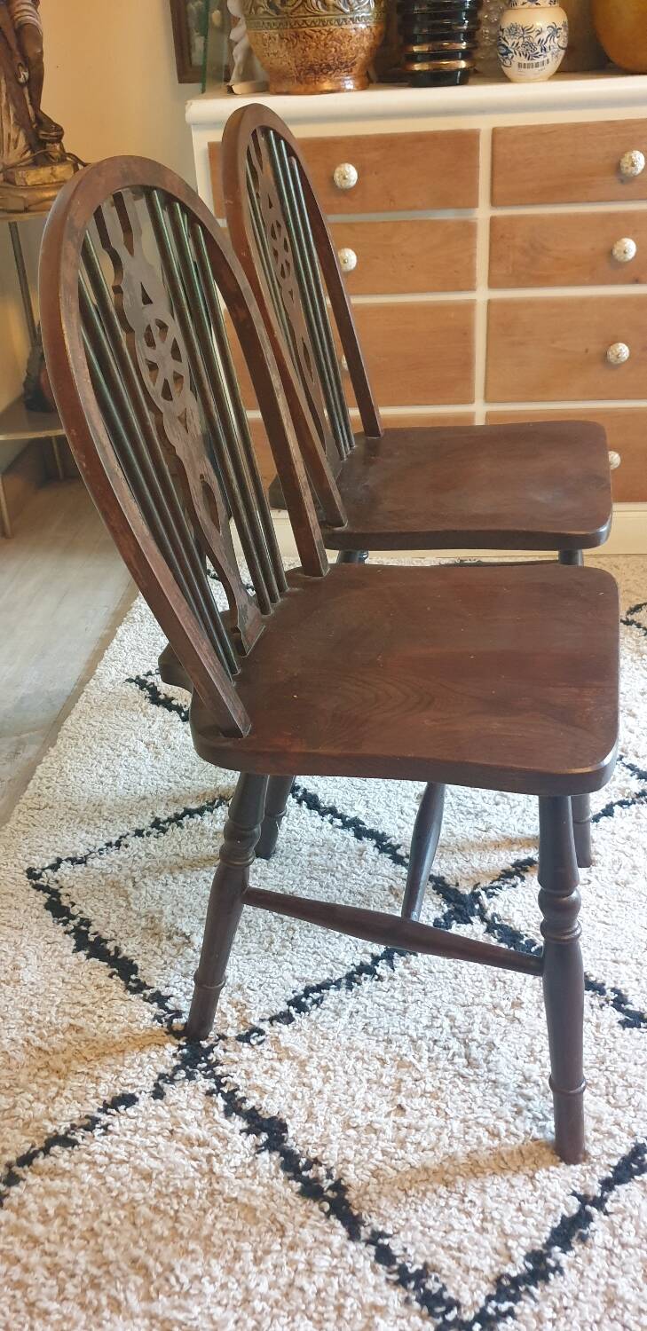 Pair of Windsor chairs