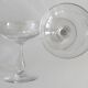 Crystal champagne coupes from Saint Louis.