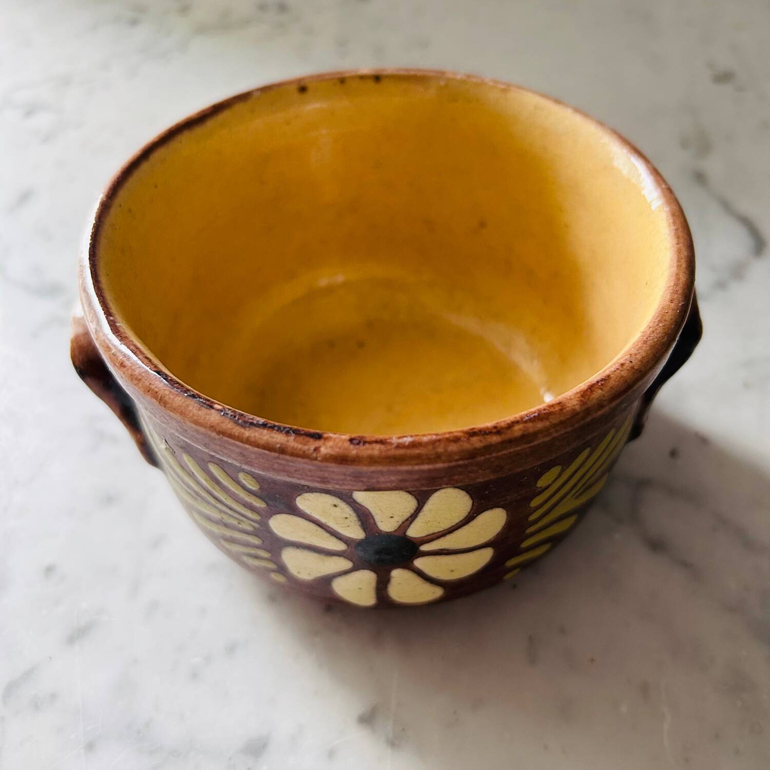 Alsatian pottery ramekin