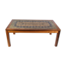 Table basse décorée de carreaux en palissandre design danois des années 1960