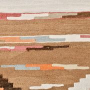Brown & Cream Persian Kilim Rug, 260x341Cm