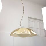 Rare UFO Space Age Lamp from Guzzini in Light Brown, 1970s