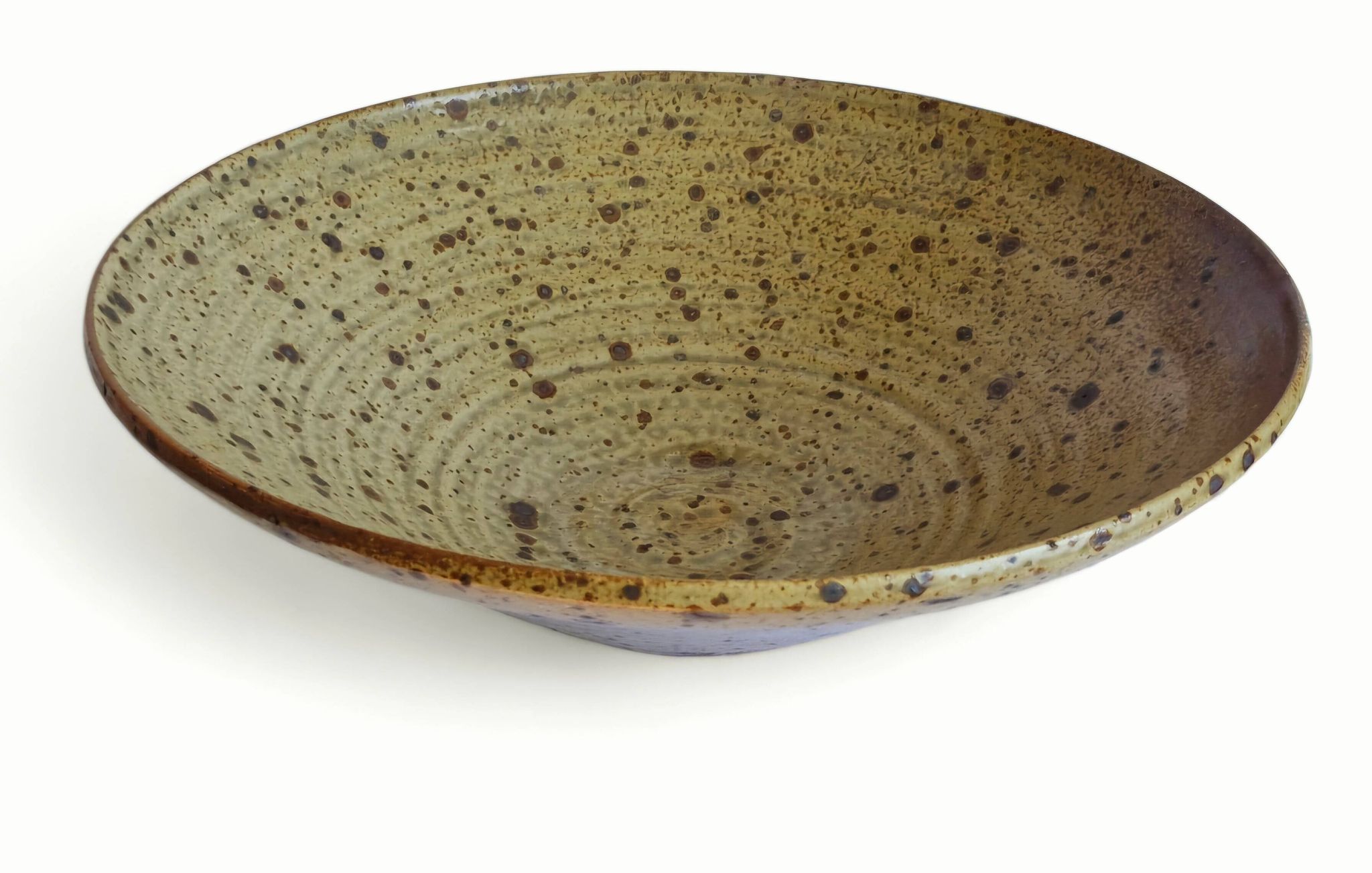 Pyrite stoneware bowl 35 cm