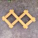 Extendable vintage coat rack in pine