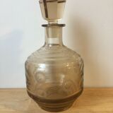 Smoked glass decanter