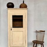 Meuble d'atelier garde manger de commerce à 1 porte en sapin