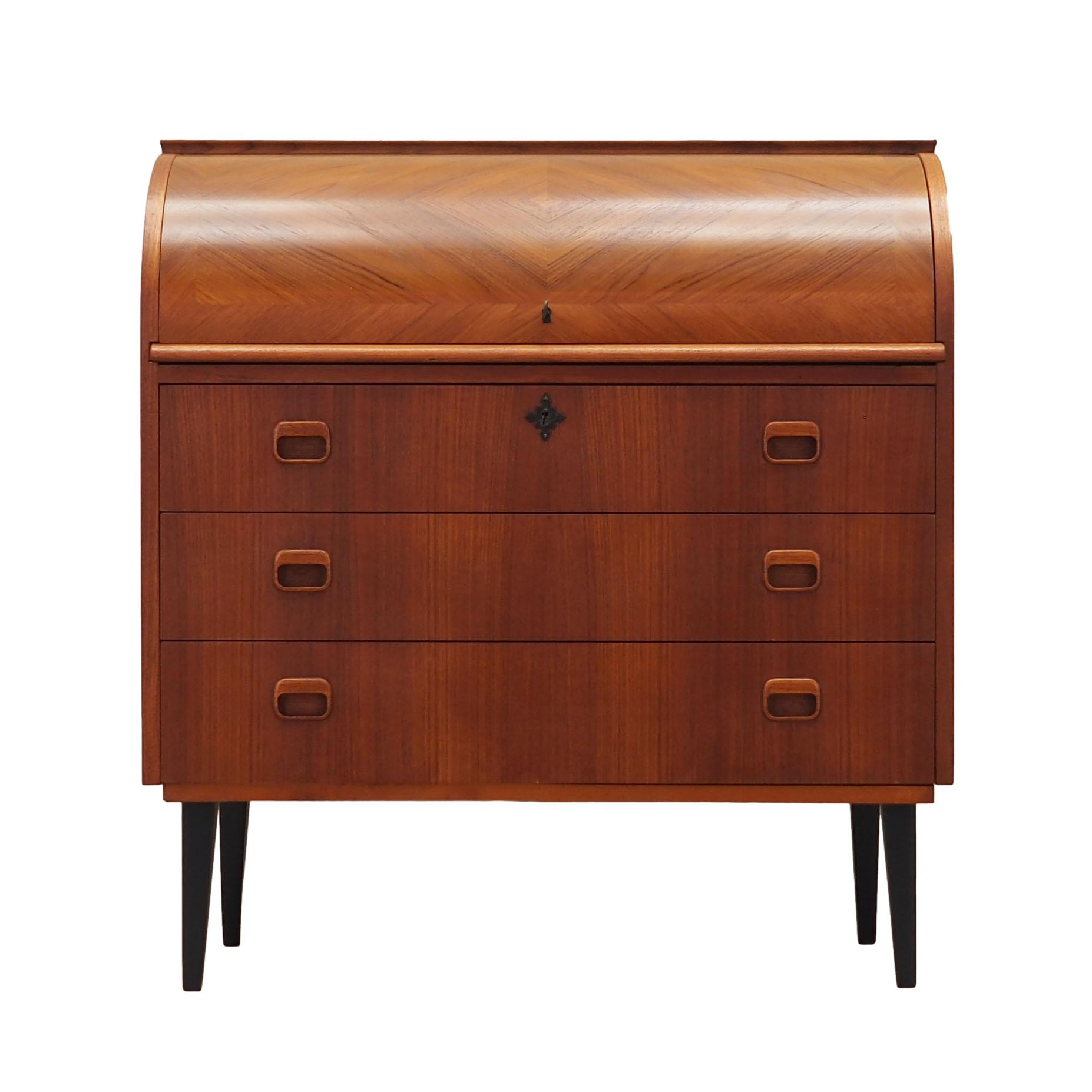 Teak secretary, Danish design, 1970s, production Denmark