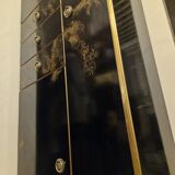 Black and gold lacquered Sanibloc furniture in the style of Maison Jansen, 1970