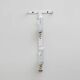 Pair of Mid-century Modern Style Italian Murano Glass and Brass Sconces