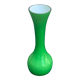Vase en opaline vert vintage