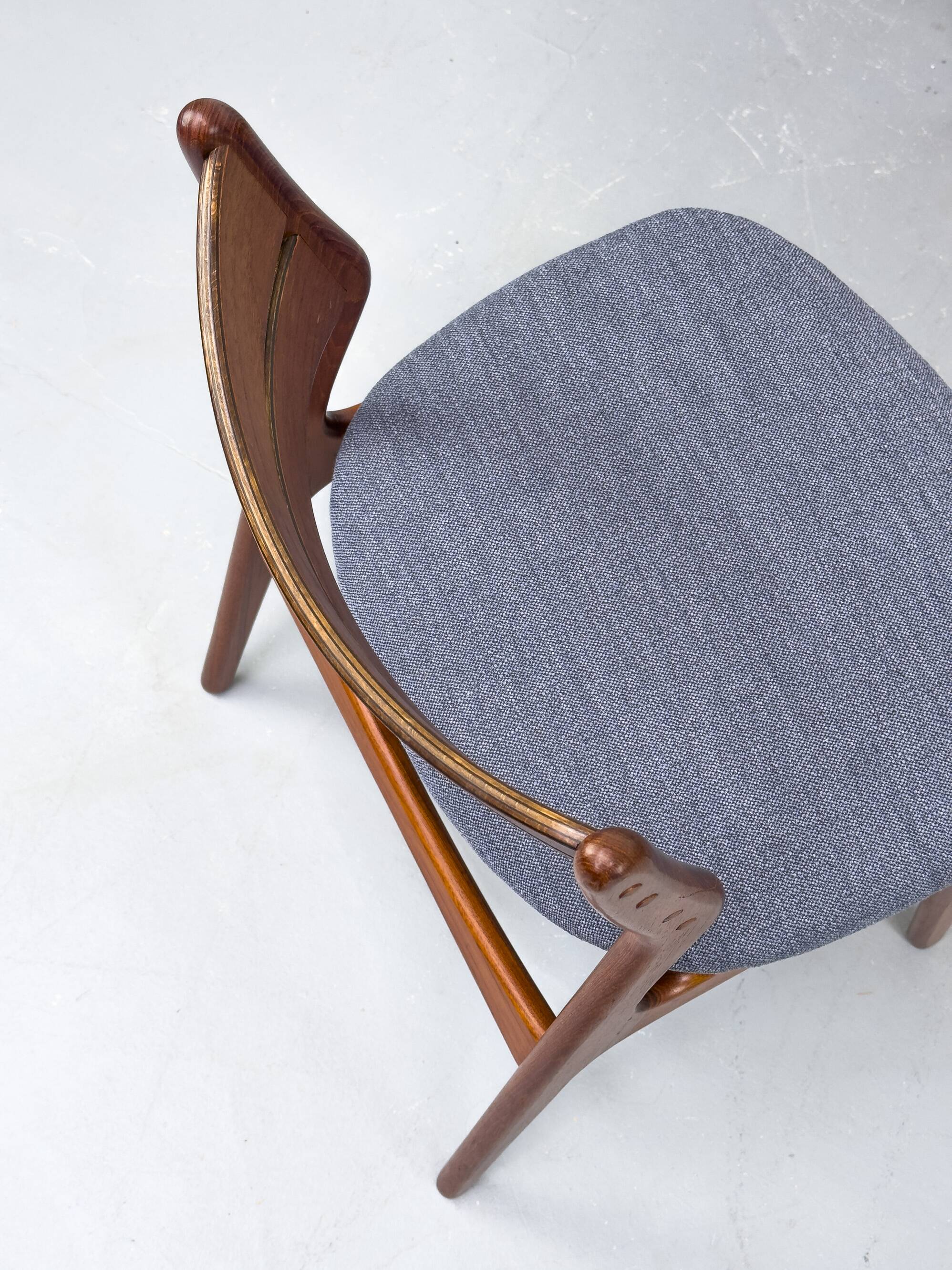 6 Danish Teak Dining Chairs by Erik Buch for Chr. Christensens, 1960s