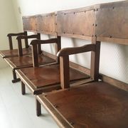 Chairs of foldable and industrial cinema by Luterma Estonia 1940s