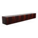 Large wall-mounted sideboard in Rio rosewood from the 1960s