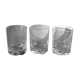3 glasses of Whisky Rum Porto crystal cups of Daum model Blanzey H 7,7cm