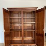 Louis XV style wardrobe in solid cherry wood