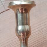 paire de bougeoirs laiton