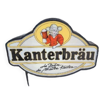 Kanterbrau illuminated sign