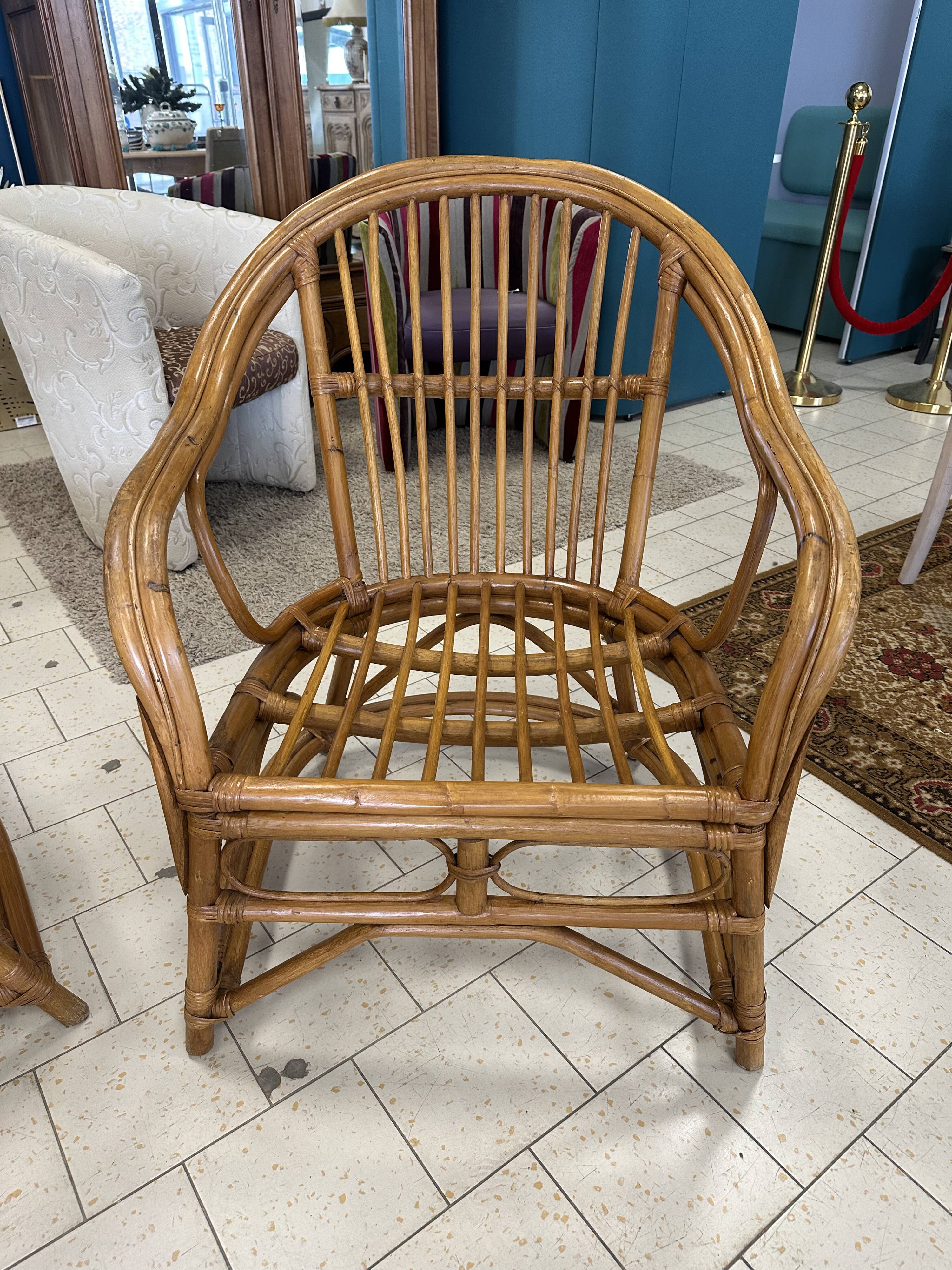 Rattan garden furniture
