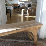 Recycled teak bench