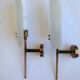 Pair of XXL wall lights Maison Arlus 1950