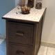 Meuble / commode ancien 2 tiroirs restauré