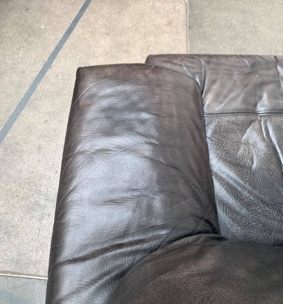 Postmodern German brutalist lounge chair by Rolf Benz for Musterring, 1990s.