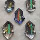 X5 pocket trays in enamelled metal, Italy, 1960s-70s.