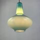 Light blue glass suspension by Massimo Vignelli for Venini, 1950