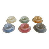 Set of 6 coffee cups model Harlequin, vintage Arcopal