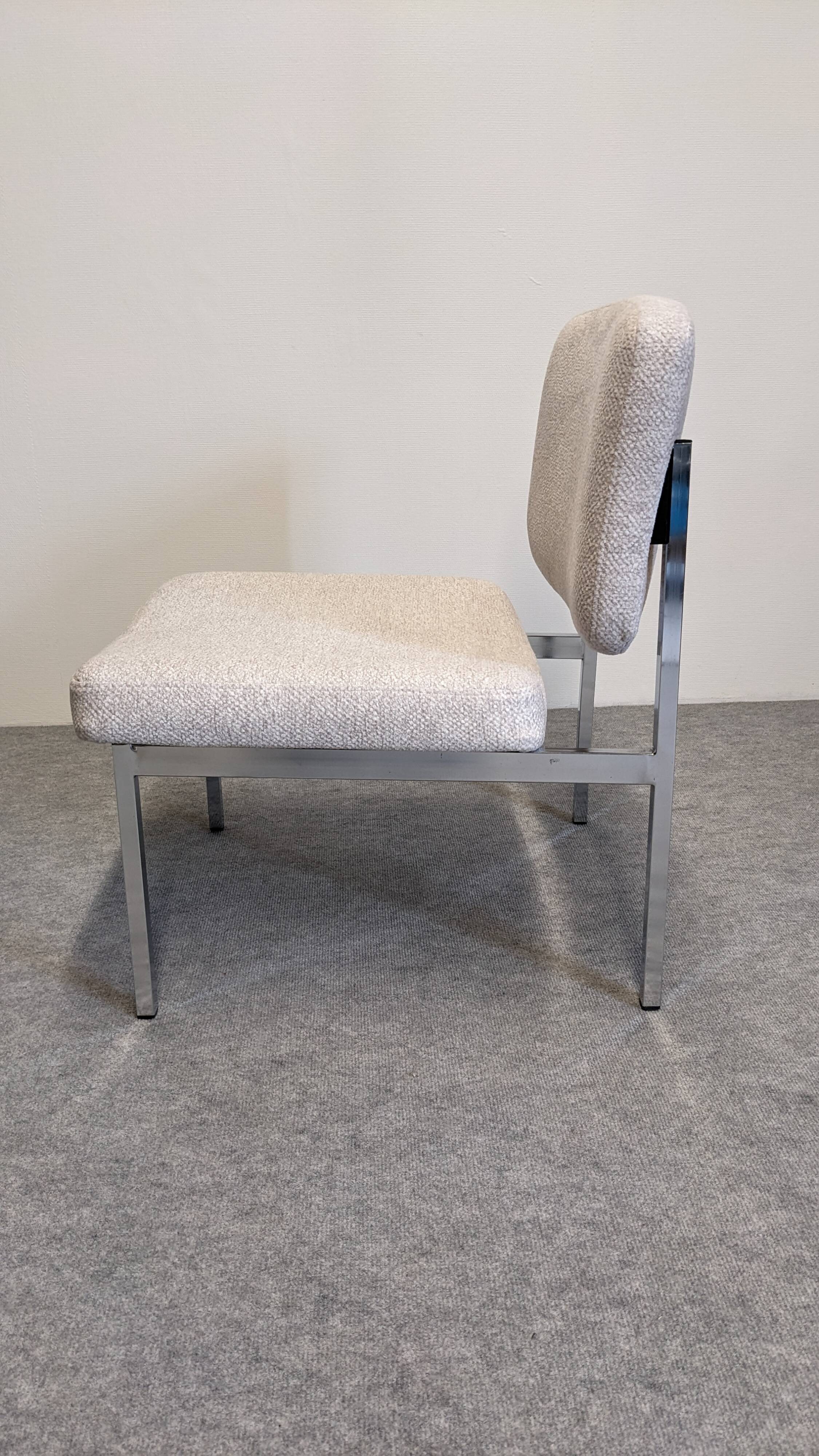 Pair of modernist armchairs, France circa 1970