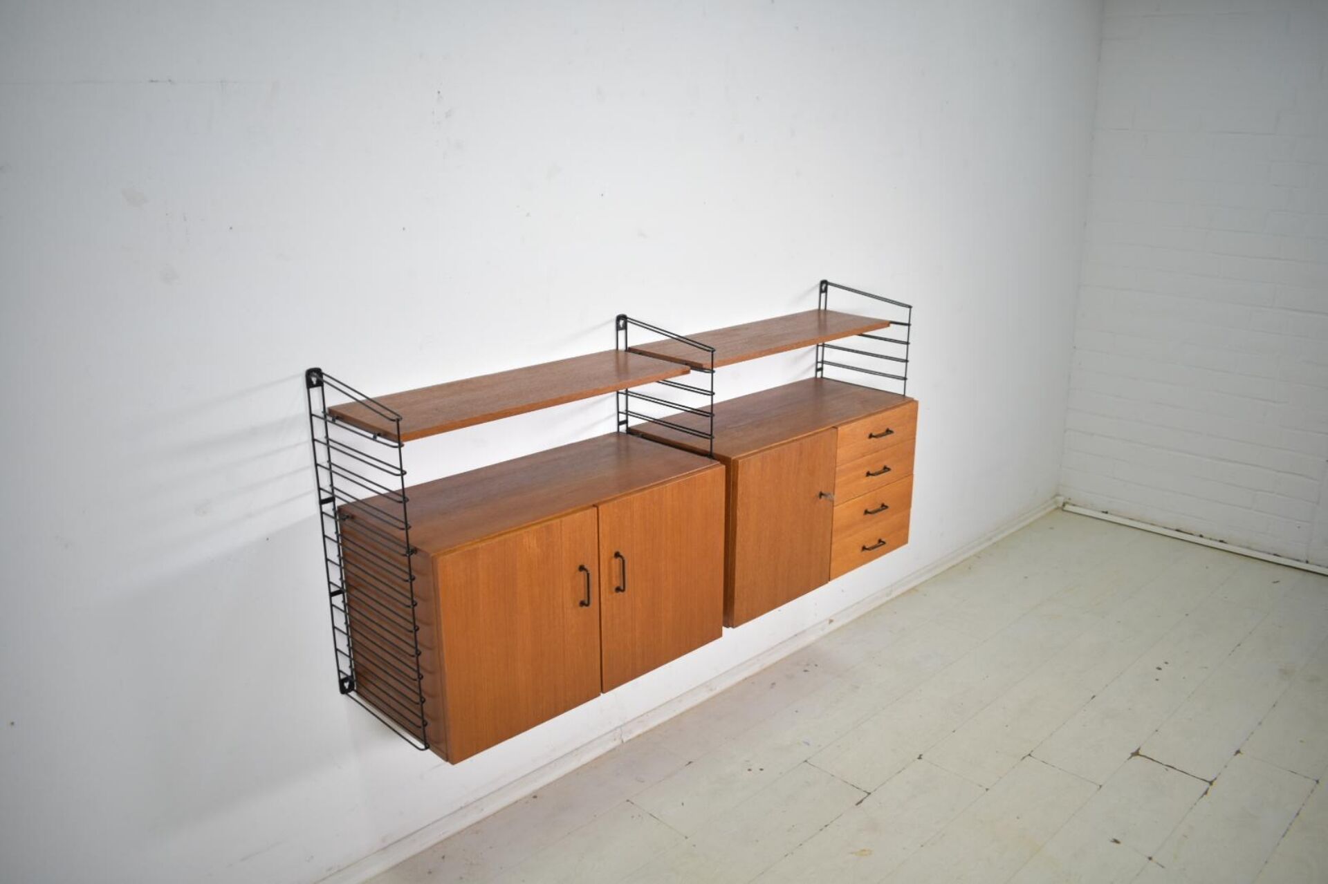 Musterring Tomado Shelving System Teak 1960s  Wall unit Vintage 