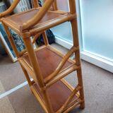 Rattan and canning shelf