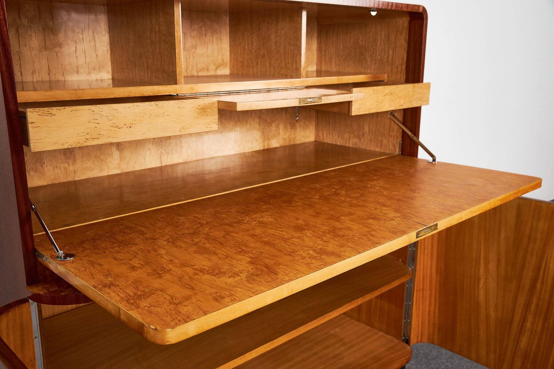 Cabinet de secrétaire Art déco par Jindrich Halabala pour Up Závody, années 1930